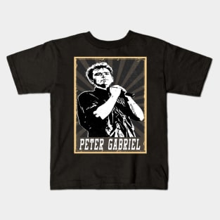 80s Style Peter Gabriel Kids T-Shirt